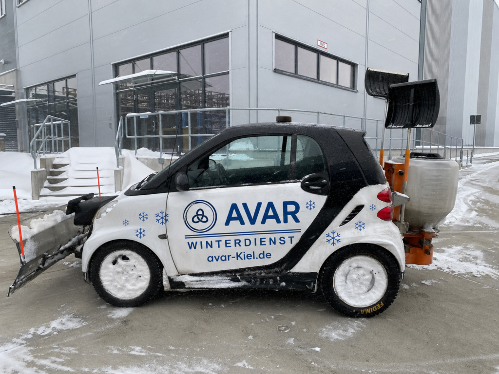 Auto vom Winterdienst Kiel